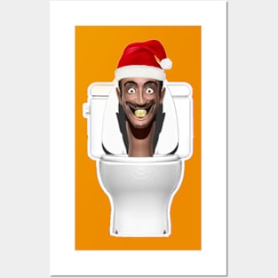 Skibidi Toilet Happy New Year Posters and Art